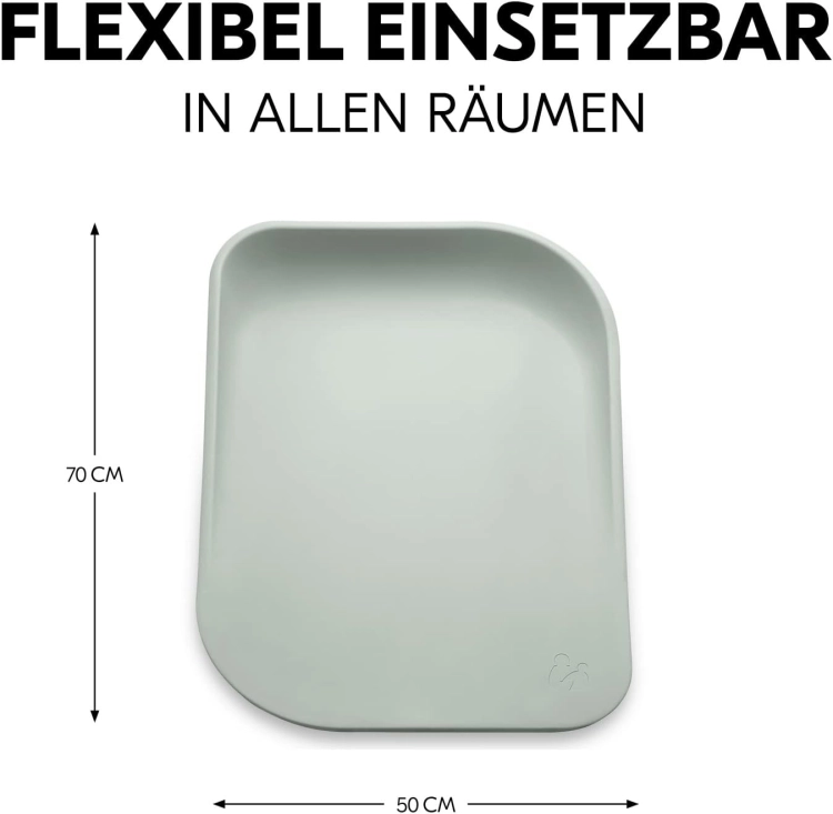 Hauck 70 x 50 cm Silikonowa podkładka mata do przewijania przewijak