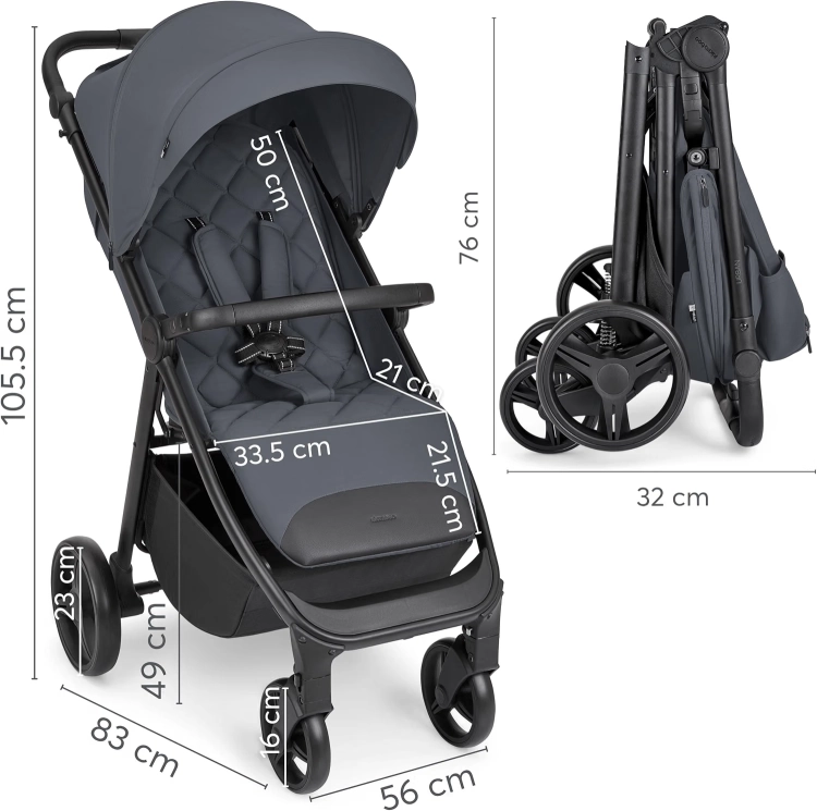 Wózek dziecięcy KikkaBoo URBAN do 22 kg