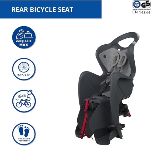 Bellelli Srl Mr Fox 2021 - Tylny fotelik rowerowy na bagażnik