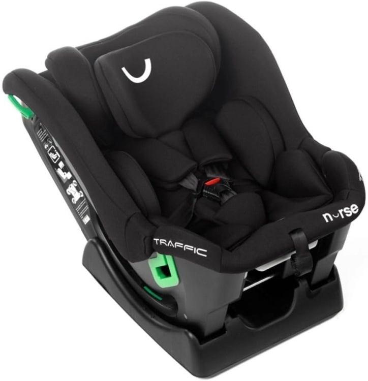 Nurse Traffic fotelik samochodowy i-Size 40-150 cm, 0-12 lat bez isofix RWF