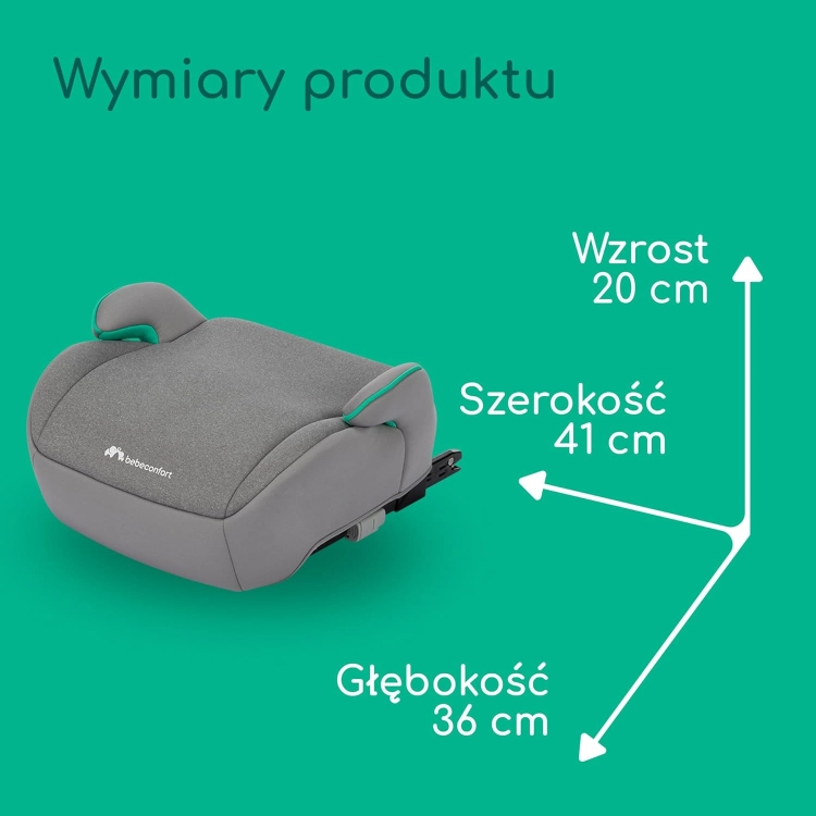 Bebeconfort Manga i-Fix, Booster dla starszaka, Fotelik 6–12 lat, 22–36 kg, 128–150 cm
