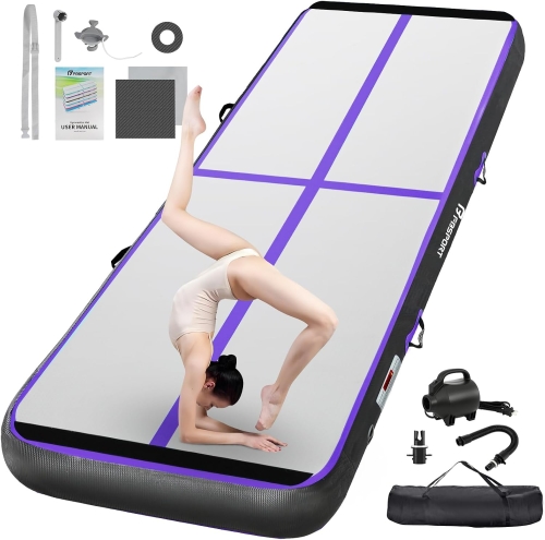 FBSPORT Airtrack Mata Gimnastyczna 4m x 1m x 20 cm