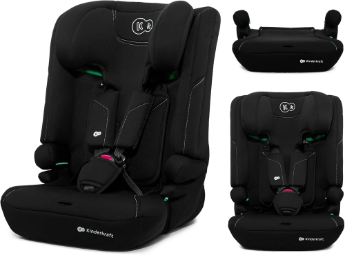 Fotelik samochodowy Kinderkraft I-COMFY 76-150 cm 9-50 kg i-Size Czarny