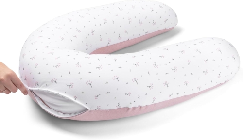 Babymoov Doomoo Flower Nursing Pillow Pink poduszka do spania dla kobiet w ciaży 2w1 karmienia