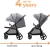 Kinderkraft GRANDE PLUS  wózek spacerowy do 22 kg