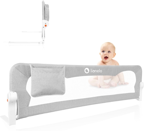Lionelo Barierka Bramka Ochronna Do Łóżka Eva 150 cmx42 cm
