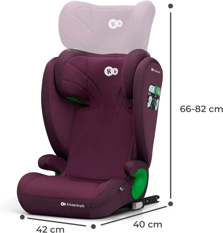 Outlet Kinderkraft Fotelik dziecięcy JUNIORFIX2 I-SIZE 15-50 isofix