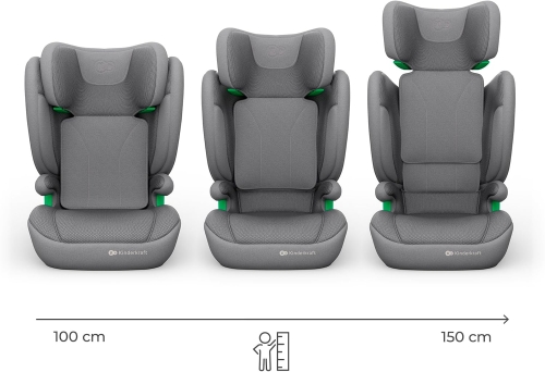 Kinderkraft JUNIOR FIX 2 PRO fotelik samochodowy 100–150 cm, ISOFIX