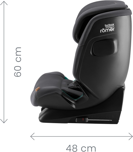 OUTLET BRITAX ROMER ADVANSAFIX 2 Z-LINE 9-36, dla dzieci od 76 do 150 cm (i-Size) z i bez ISOFIX, od 15 miesięcy do 12 lat,