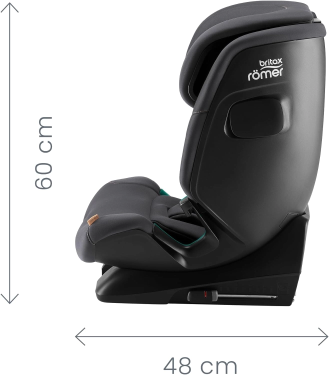 OUTLET BRITAX ROMER ADVANSAFIX 2 Z-LINE 9-36, dla dzieci od 76 do 150 cm (i-Size) z i bez ISOFIX, od 15 miesięcy do 12 lat,