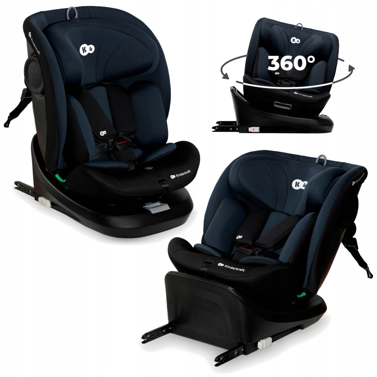 Kinderkraft I-Grow fotelik samochodowy 0-36 kg obrotowy isofix