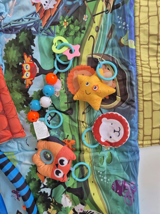 Używana LIONELO Agnes 2w1 mata do zabawy dla niemowląt mataedukacyjna