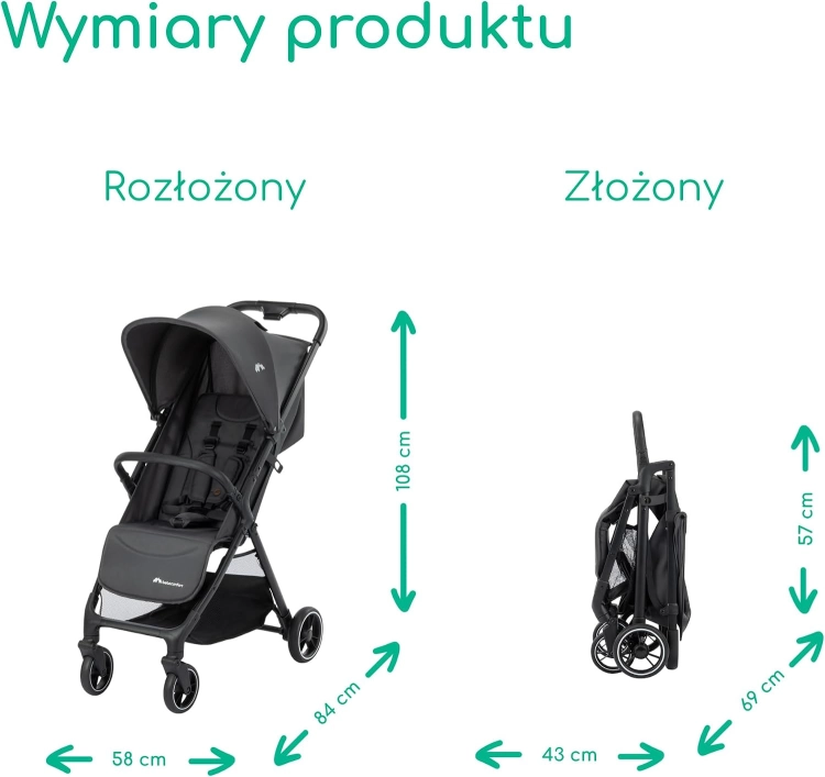Bebeconfort Azur wózek spacerowy 0-3 l do 15 kg