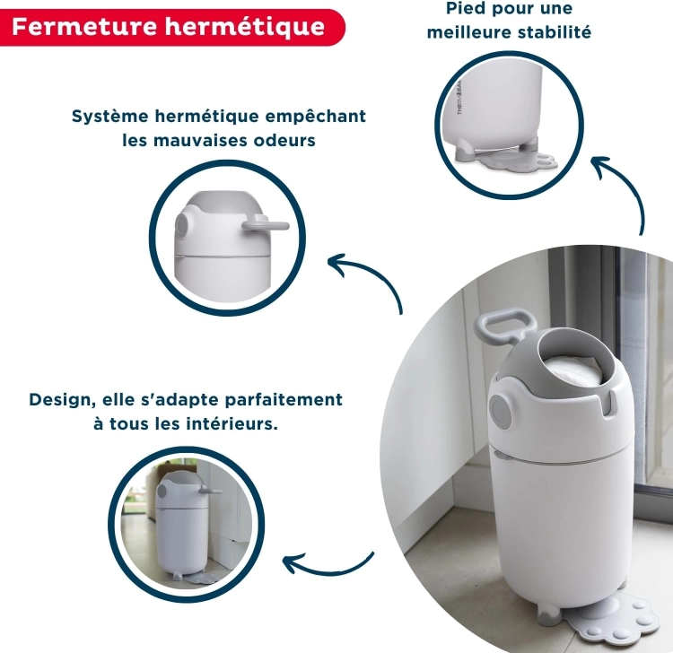 Outlet THERMOBABY 20 l kosz na pieluchy na zwykłe worki
