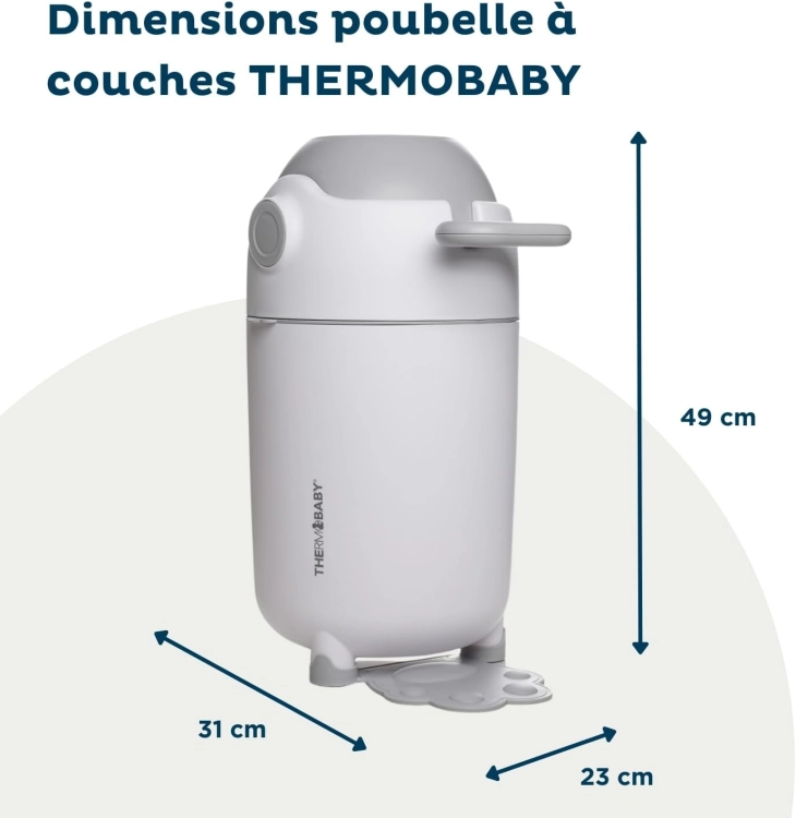 THERMOBABY 20 l kosz na pieluchy na zwykłe worki