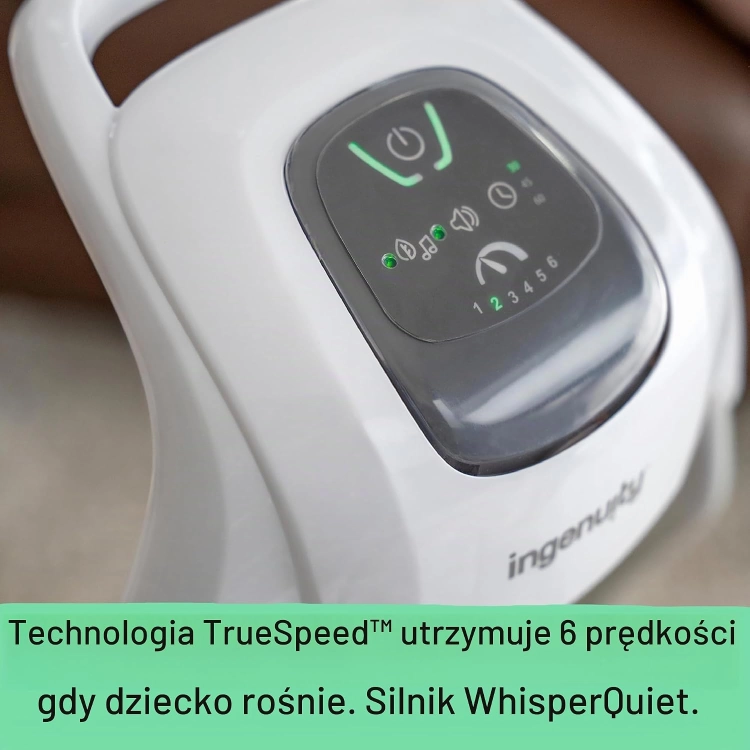 Ingenuity Everston leżaczek bujaczek huśtawka dla niemowląt 180°