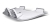 BabyDAM przegroda do wanny – szara mini wanienka zapora do wanny