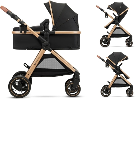 Używany Kinderkraft Esme 2w1 - wózek głęboko-spacerowy BEZ FOTELIKA