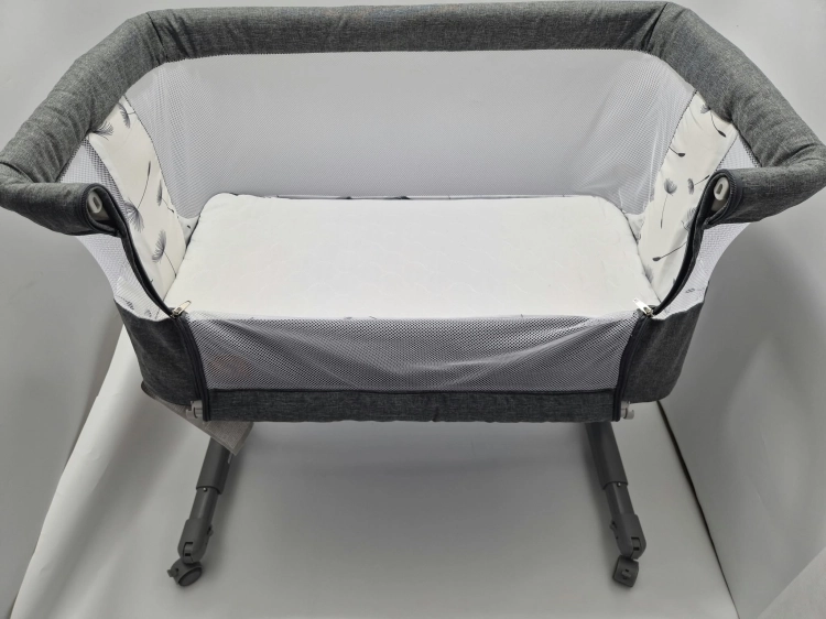 Outlet LIONELO Aurora 3 w 1 Łóżeczko Dziecięce do 9 kg, Łóżko Dostawne, Kołyska, Regulacja Wysokości