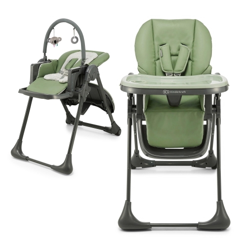 Używane Kinderkraft, Tummie, krzesełko do karmienia, Green 6m+