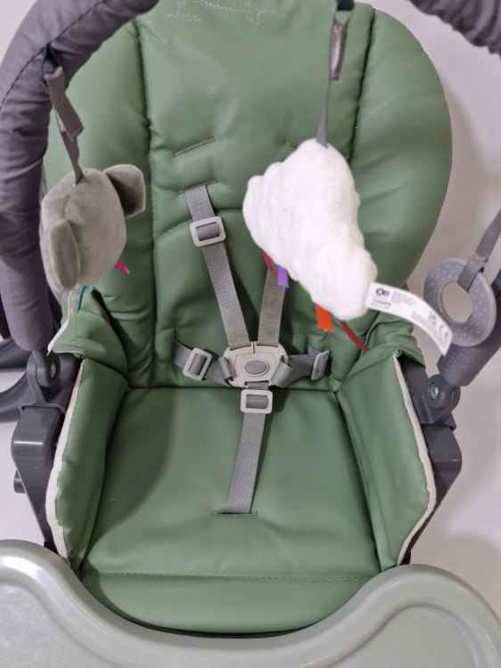 Używane Kinderkraft, Tummie, krzesełko do karmienia, Green 6m+